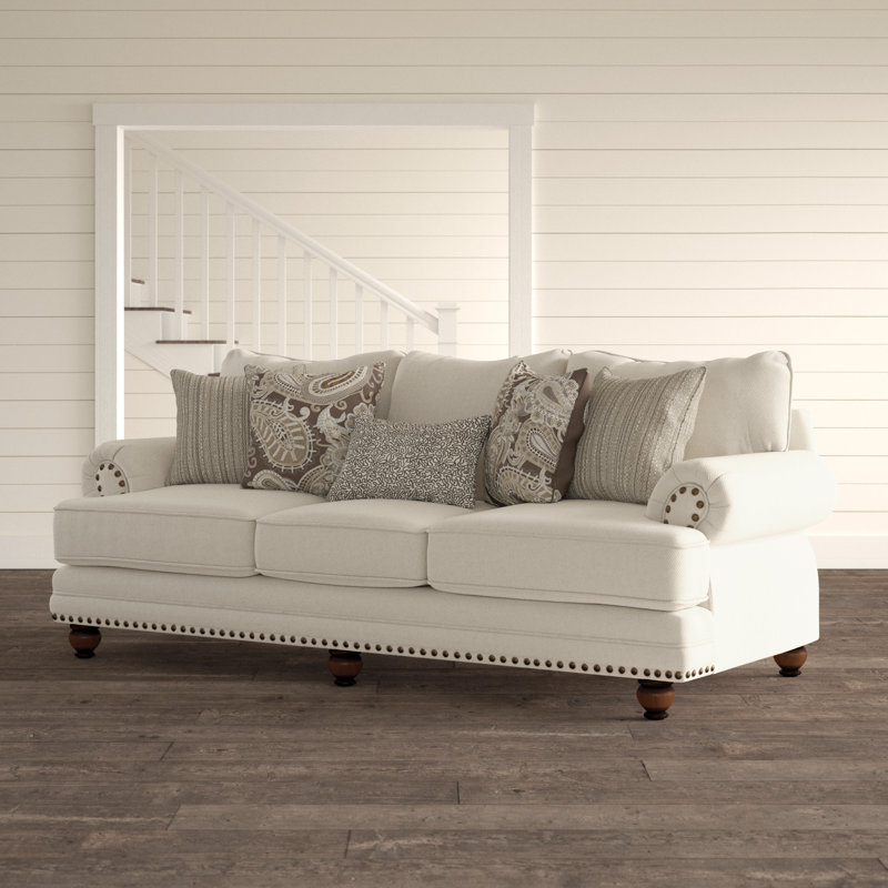 Sauer 96" Rolled Arm Sofa & Reviews